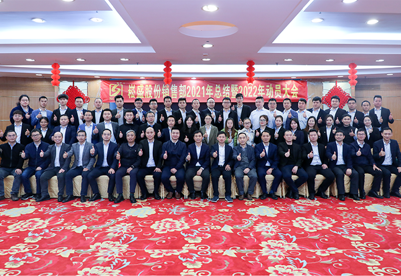 虎力全开•共赴未来 ▏德赢VWIN股份销售部召开2022发动大会